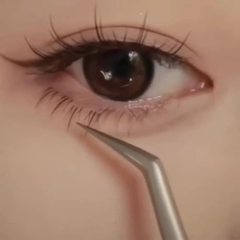 Tragbare natürliche Luft untere Wimpern Manga schöne Make-up-Tools große Kapazität selbstklebende falsche Wimpern Wimpernverlängerung