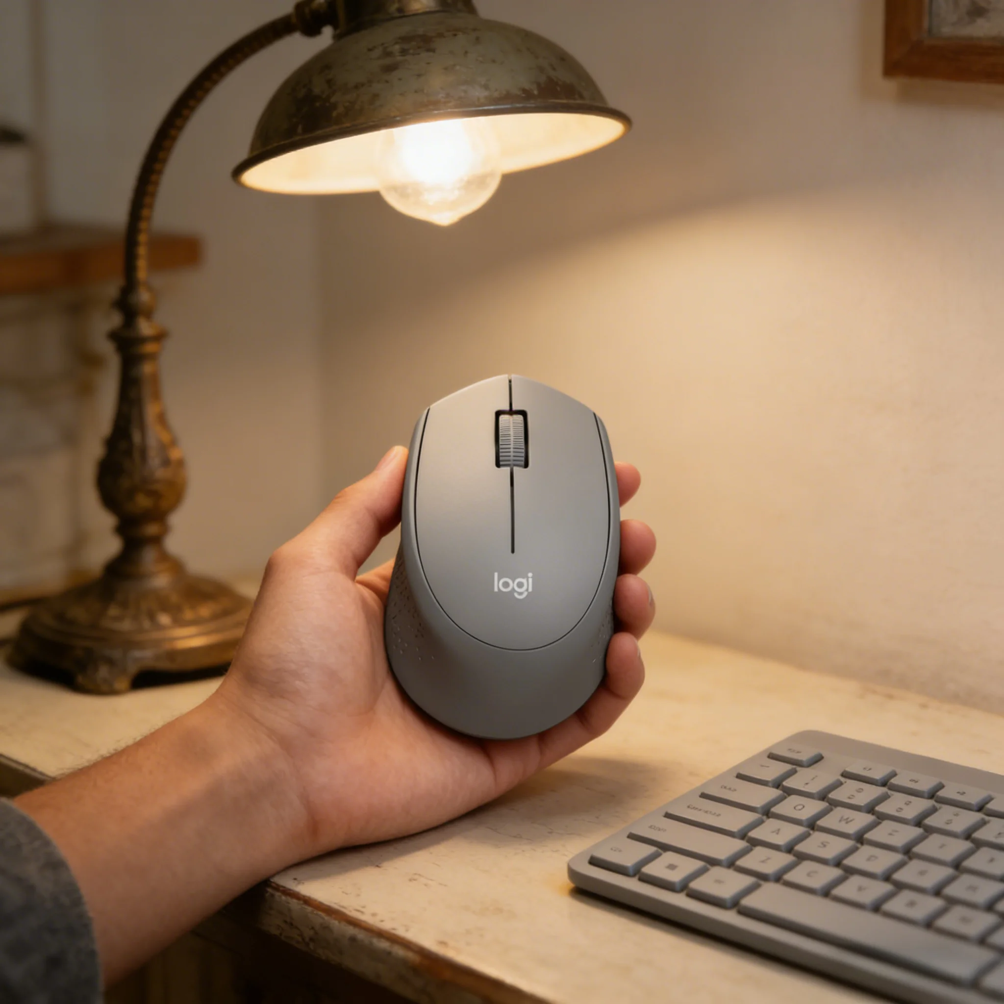 Original Logitech M330 Wireless Mouse 90% Noise Reduction Silent Click 24 Months Battery Ergonomic Office Mice