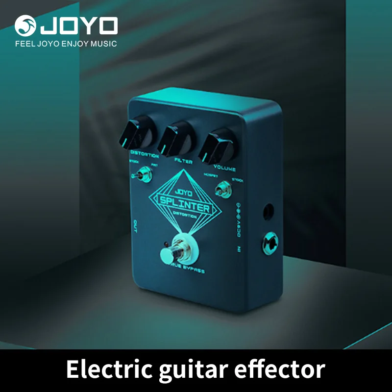

JOYO- JF-21 Педаль искажения для электрогитары, детали для гитары True Bypass, классические эффекты,