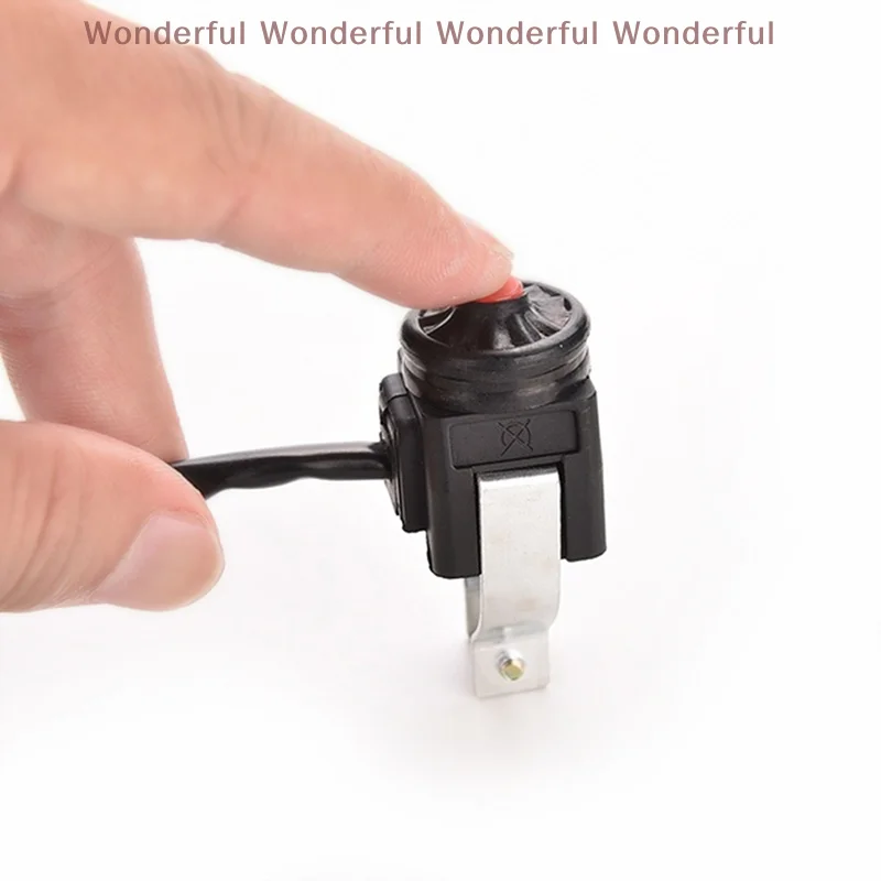 

Fire Extinguishing Circular Switch Motorcycle Kill Switch Red Push Button Horn Starter Dirt Bike ATV UTV Dual Sport