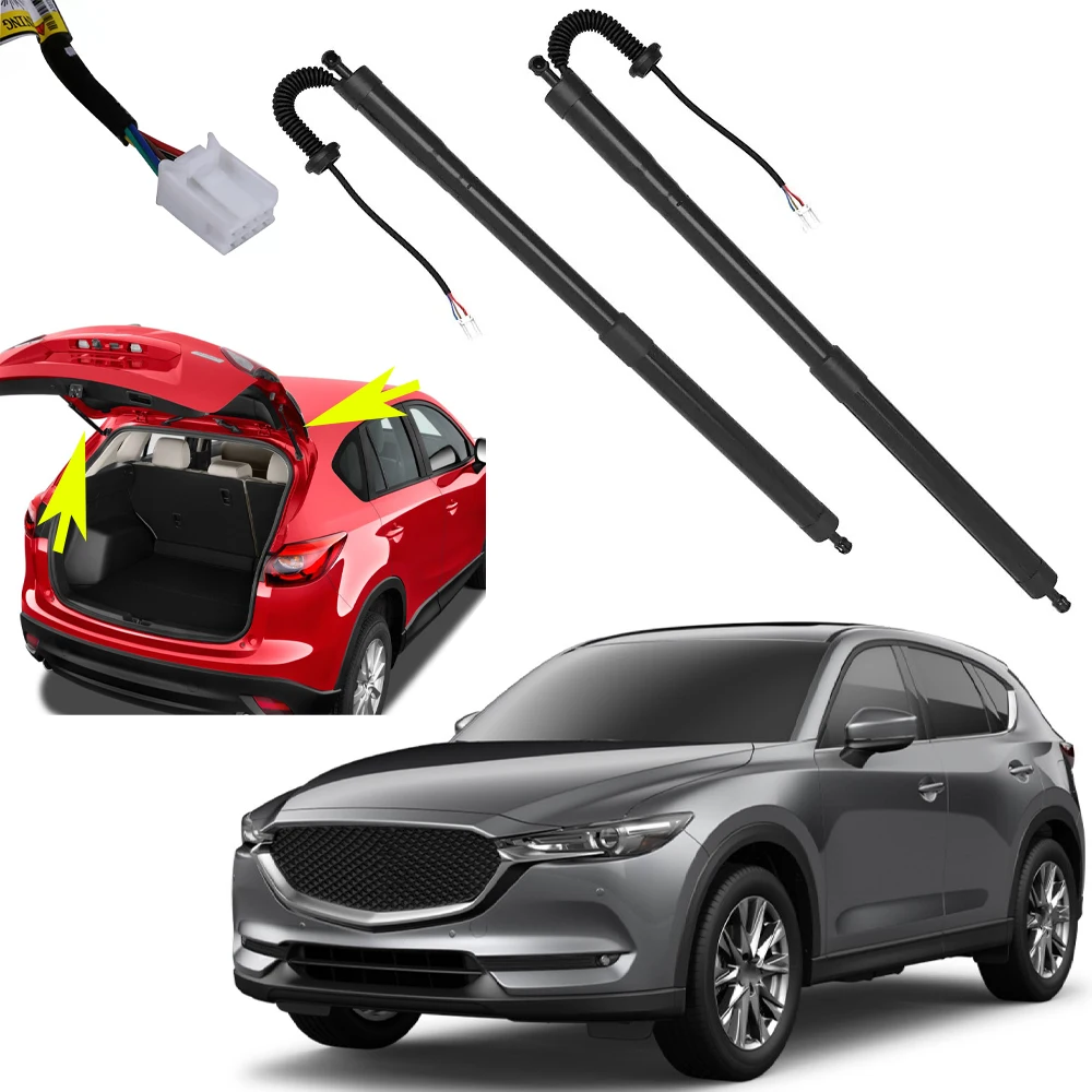 For 2017-2021 KF Mazda Cx-5 Electric Tailgate Lift Struts Electric Tailgate Gas Spring Support Struts KD5L636EXB KD5L626EXB