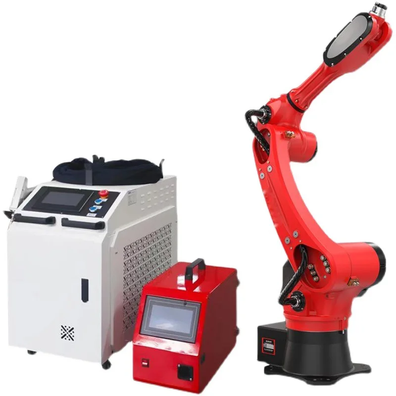 New Automatic 6-Axis Robot Arm Fiber Laser Welding Machine 1KW-3KW For Metal Precision Welding High Safety