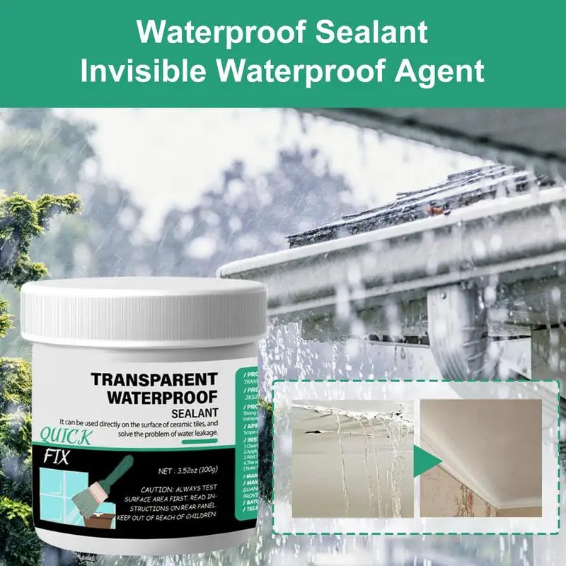 Waterproof Adhesive Clear Floor Coating Anti-Leakage Concrete Sealant Invisible Waterproof Agent For Roofs Walls Windowsills