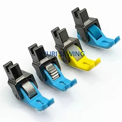 The new color narrow roller presser foot thick and thin material universal anti-food cloth,lock stitch,industrial sewing machine