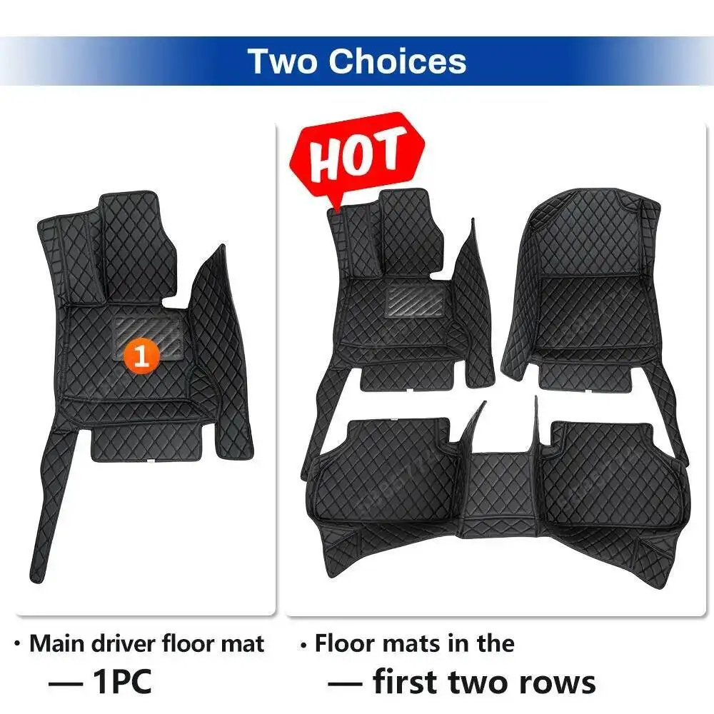 Car floor mats for Hyundai Santa Fe (FIVE SEAT) 2010 2011 2012 Custom auto foot Pads automobile carpet cover