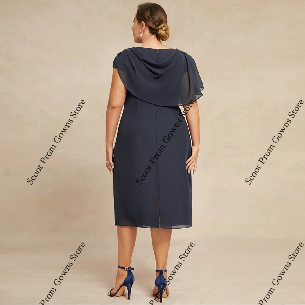 Vestidos De talla grande para madre De novia, vestidos De fiesta De boda De manga corta para mujer, novedad De verano 2021, bata De gasa para playa