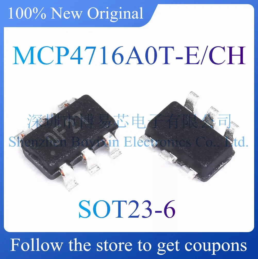 NEW MCP4716A0T-E/CH.Original Product.SOT-23-6