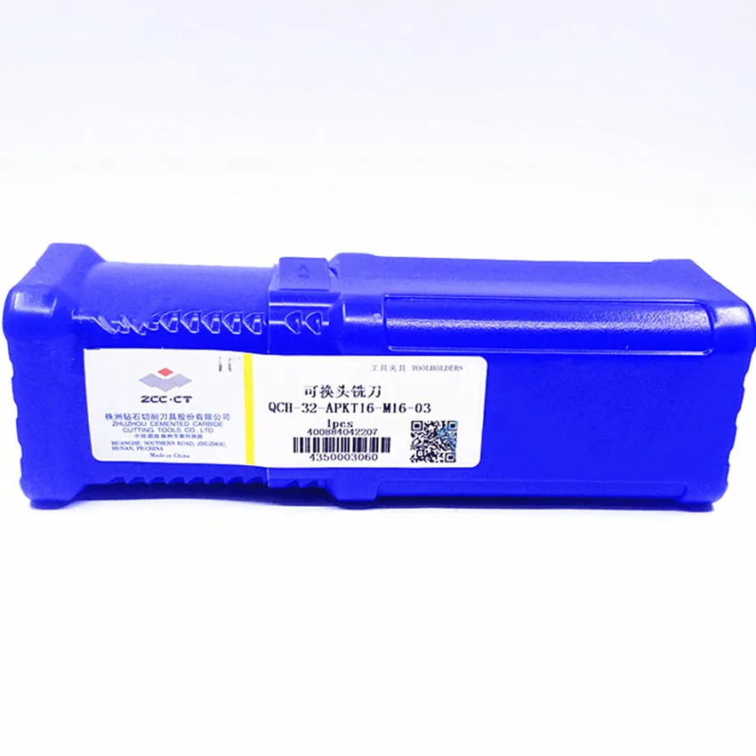 Imagem -02 - Faca Substituível Qch32-apkt16-m1603 Qch40-apkt16-m16-04 Qch-32-apkt16-m16-02 1pc por Caixa Zcc.ct-cabeça de