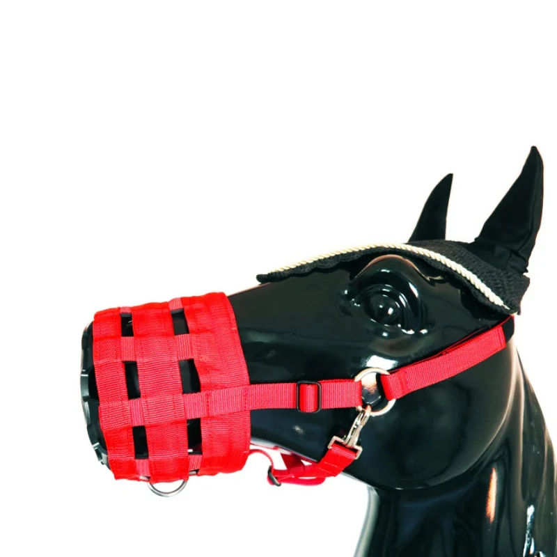 New Horse Grazing Muzzle for Easy Breathe Comfortable Muzzle Grazing for Horse with Adjustable Straps for Horse