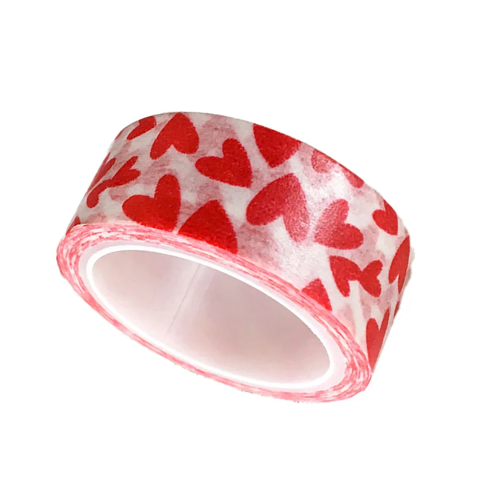 5 قطعة 5 لفات الأحمر الحب نمط الشريط Diy بها بنفسك ورق زينة كرافت لاصق شريطٌ لاصق لمجلات سكرابوكينغ الفن المسيل للدموع