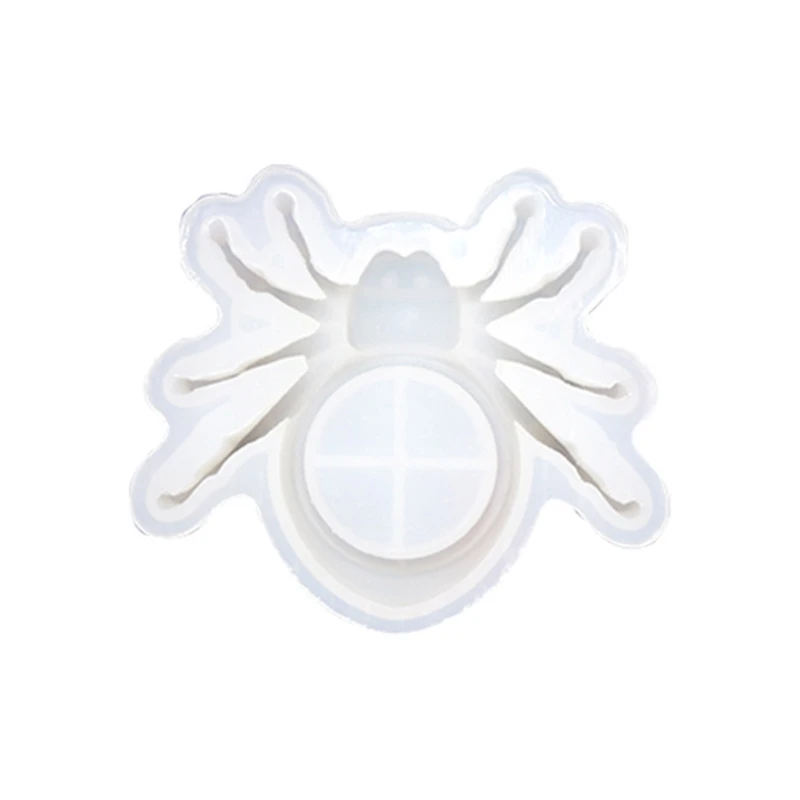 Q0KE Big Spiders Candle Holder Resin Molds Tray Silicone Molds for Resin Epoxy Casting Mold for DIY Candlestick Jewelry