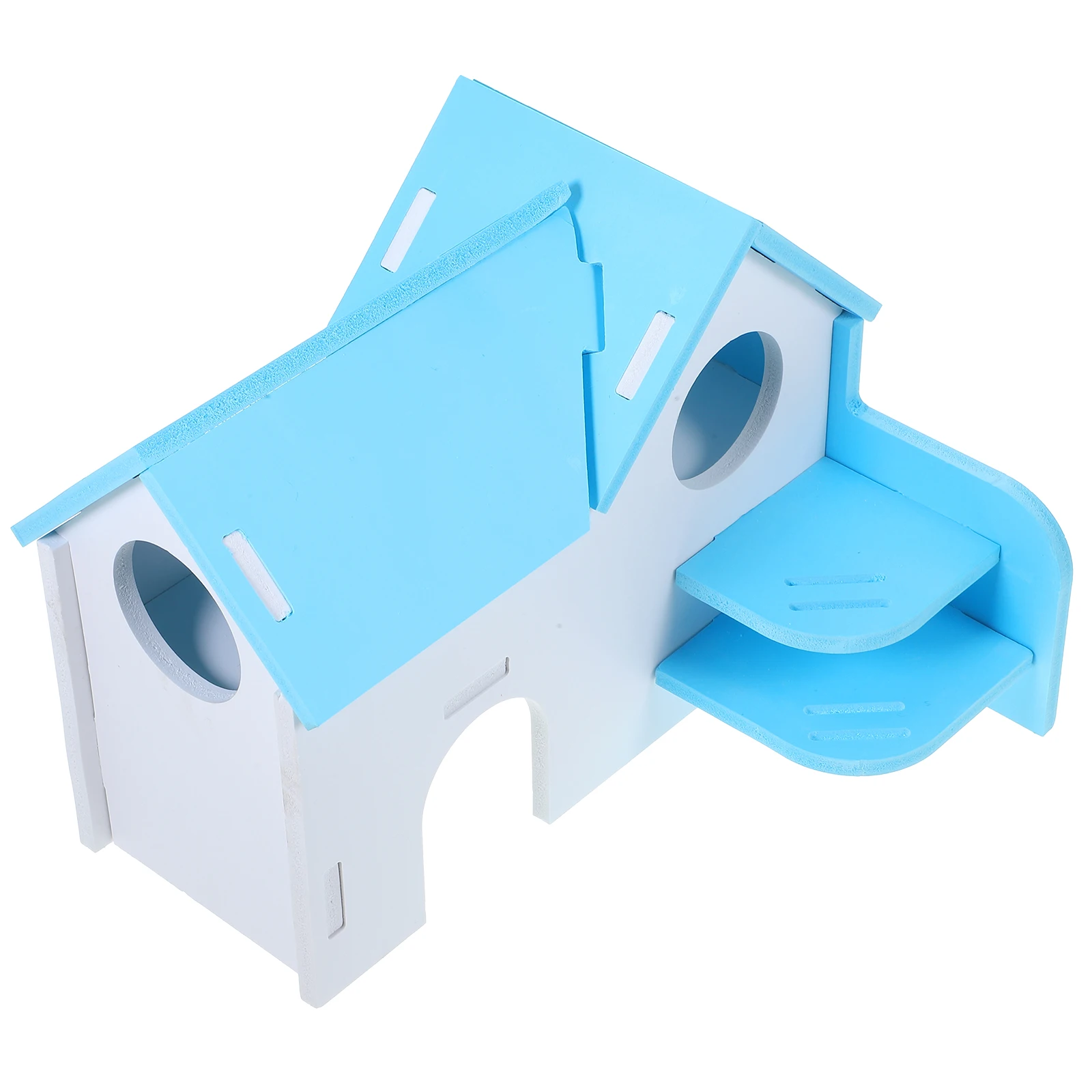 

Hamster Villa House Double Layer Guinea Pig Hideout Cage Accessory Cute Rat House Pet Supplies Small Animal Home