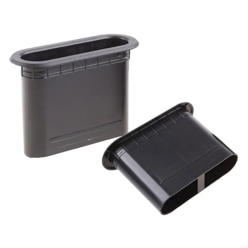 P9FA 2PCS Woofer Speaker Inverter Tube ABS Frame Frame OVAL GUIDE TUBE TUBE BASS VENTION