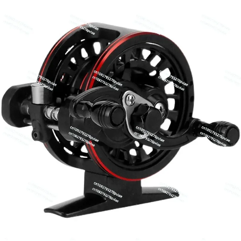 自動ラインメタルフライアイスフィッシングホイールロックフィッシングホイールいかだ釣り糸ホイールギア