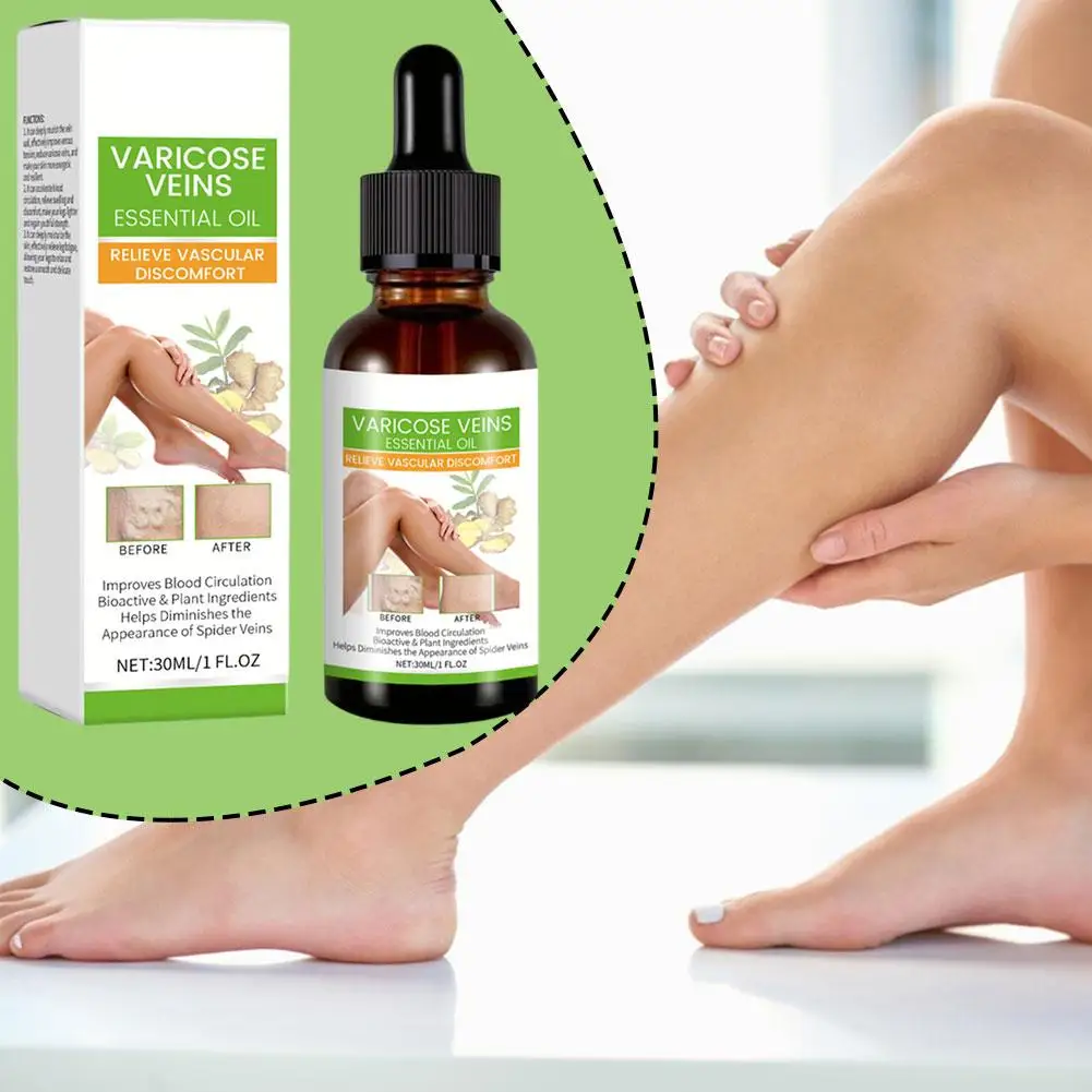 30ml Repair Venous Injury Varicose Essence Essential Oil Vein Vein Massage Essential Leg Bulge Legs Moisturizing Oils Care G6F3