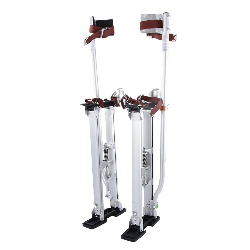 15 to 23 Inch Adjustable Drywall Stilts Aluminum Plastering Stilt Ladder Drywall Plaste Stilts Painters Walking Taping Tools