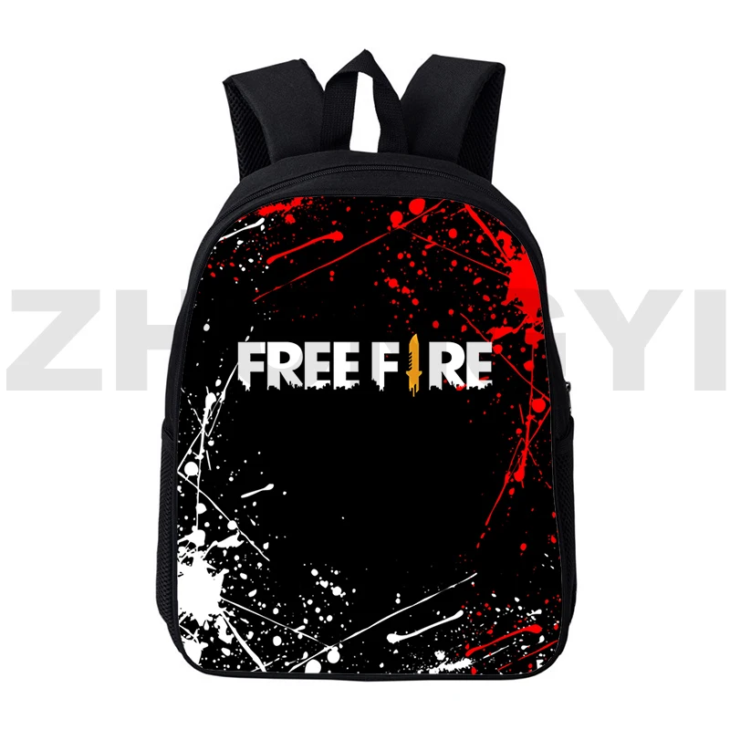 Free Fire Garena 3D Mochila, Sacos De Escola De Lazer Ao Ar Livre, Free Fire Bookbag, New Street Fashion, 16 "Bolsa De Ombro