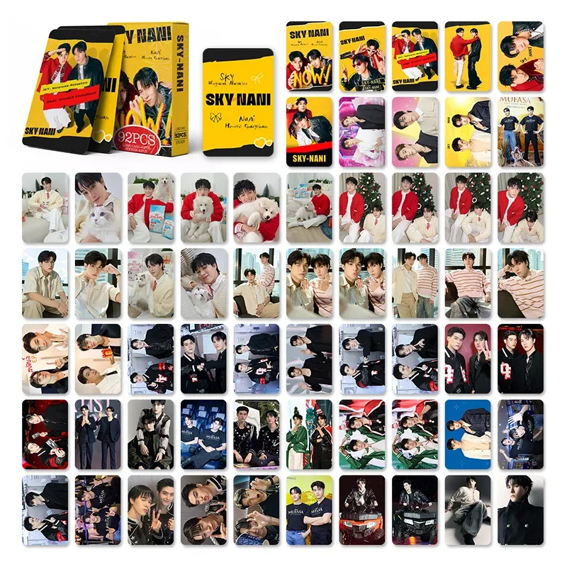 92 Pcs/Set Thai Drama High School Frenemy Laser Lomo Card SkyNani Characters HD Photocard Stickers Fans Collection Gift ﻿