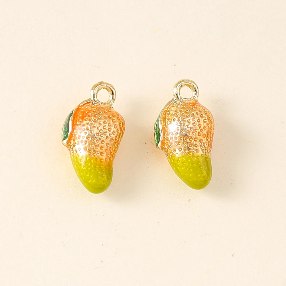 5pcs Cute Fruit Charms for DIY Jewelry Making