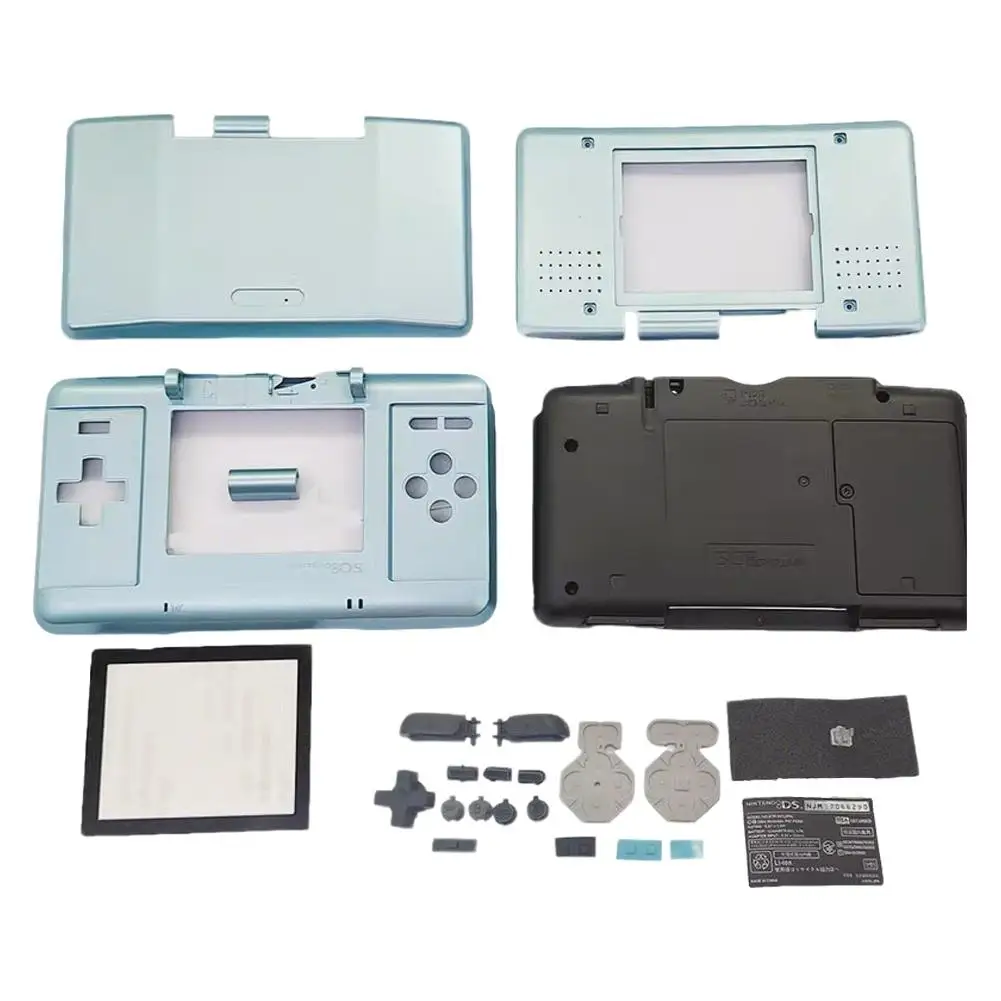 Ersatz-Komplettgehäuse-Set für NDS Launch Edition Konsole, Präzise Passform ABS Schutzhülle mit Tasten und Schrauben in Verschiedenen Farben