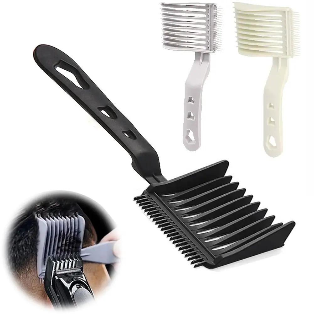 Blend Friend Fade Comb Ergonomic Gradienter Design Hair Cutting Comb Curved Positioning Comb Barber Supplies Men Styling Tool