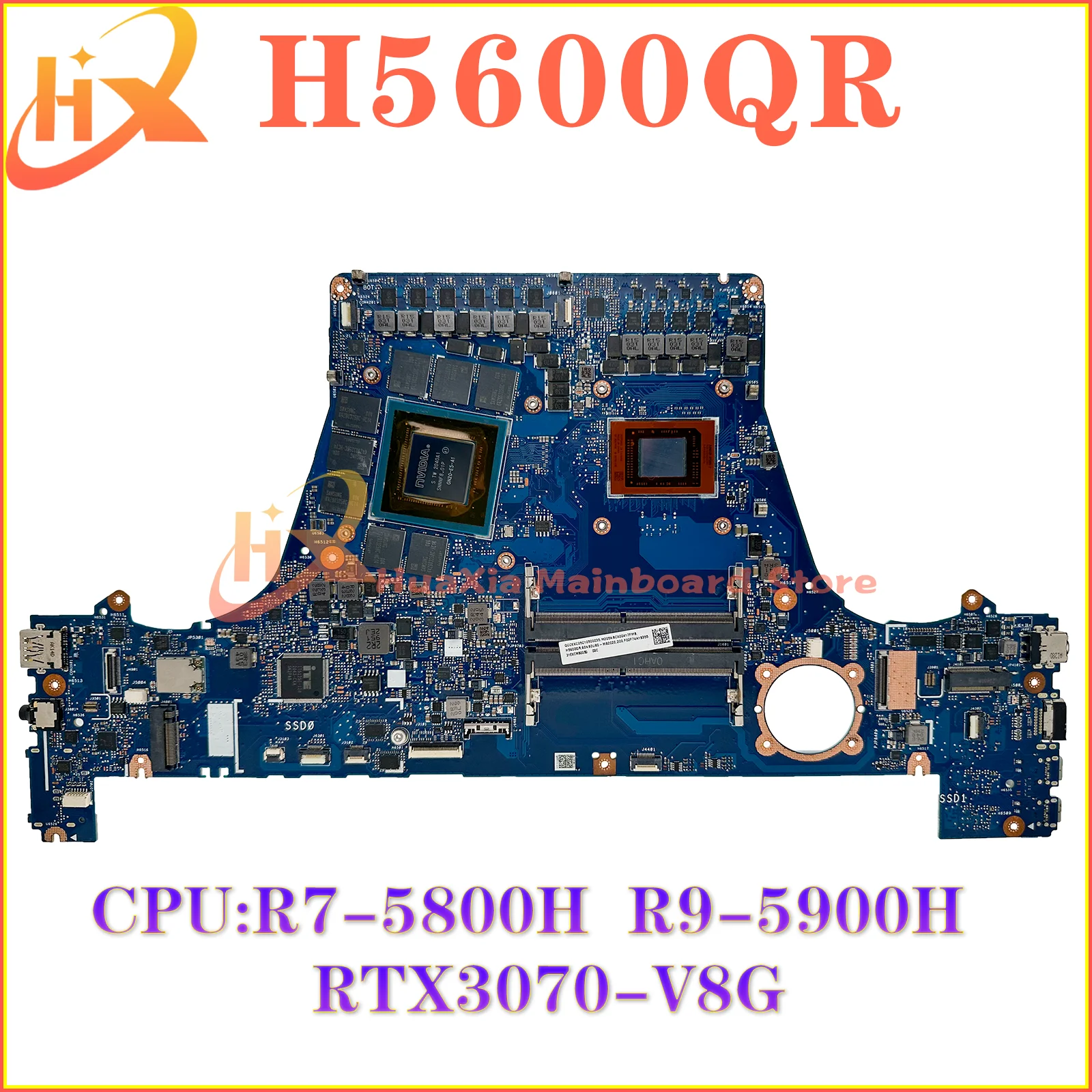 KEFU H5600Q Mainboard For ASUS H5600QM H5600QR HM5600QM HM5600QR JM5600QR JM5600QM Laptop Motherboard R5 R7 R9 RTX3060 RTX3070