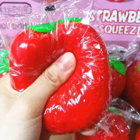 Jumbo Strawberry Squishi Cream Scented Squishy Slow Rising Antistress Toy Kids Grownups Squeeze Squishy Toys