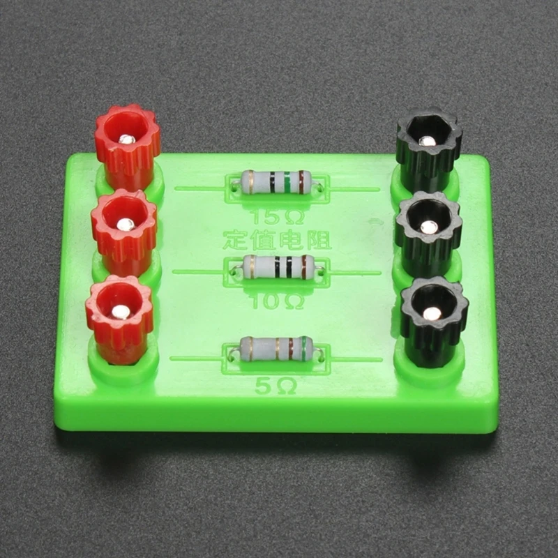 Resistenza fissa fissa 5/10/15 ohm esperimento scientifico ohm Voltammetria Voltammetria STEM TOECHIO KITS PIORITÀ