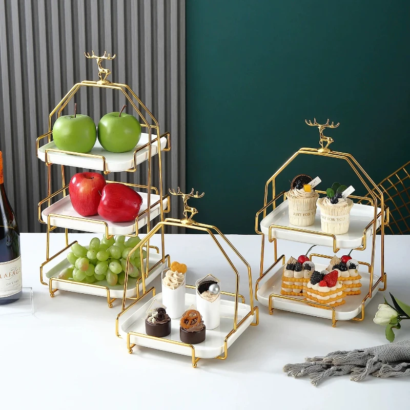 

Snacks, dried fruits, cake stands, multi-layer dessert tables, display racks, fruit plates