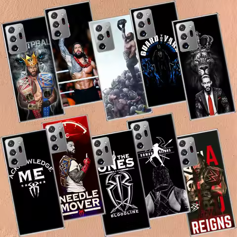 R-Roman Big Dog R-Reigns Phone Case For Samsung Galaxy A02S A12 A22 A32 A52S A52 A72 A03S A13 A23 A33 A53 A73 S9 S8 S7 A90 A80 A