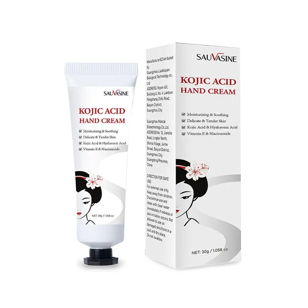 Kojic Acid Fade Dull Hand Cream Body Fast Smooth Nourish Black Skin Brightening Care Lightening Moisturizing Skin Cream M1O7