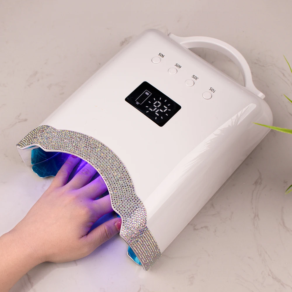 High Quality Gel Polish Dryer Fast Dry 78W Cordless Rechargeable UV Led Nail Lamp Manicure Foot and Hand