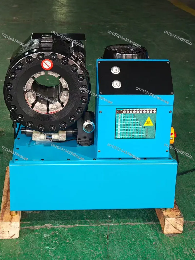 customized 2 inch 6WS 4KW 50L hydraulic hose crimper with 13 sets of molds