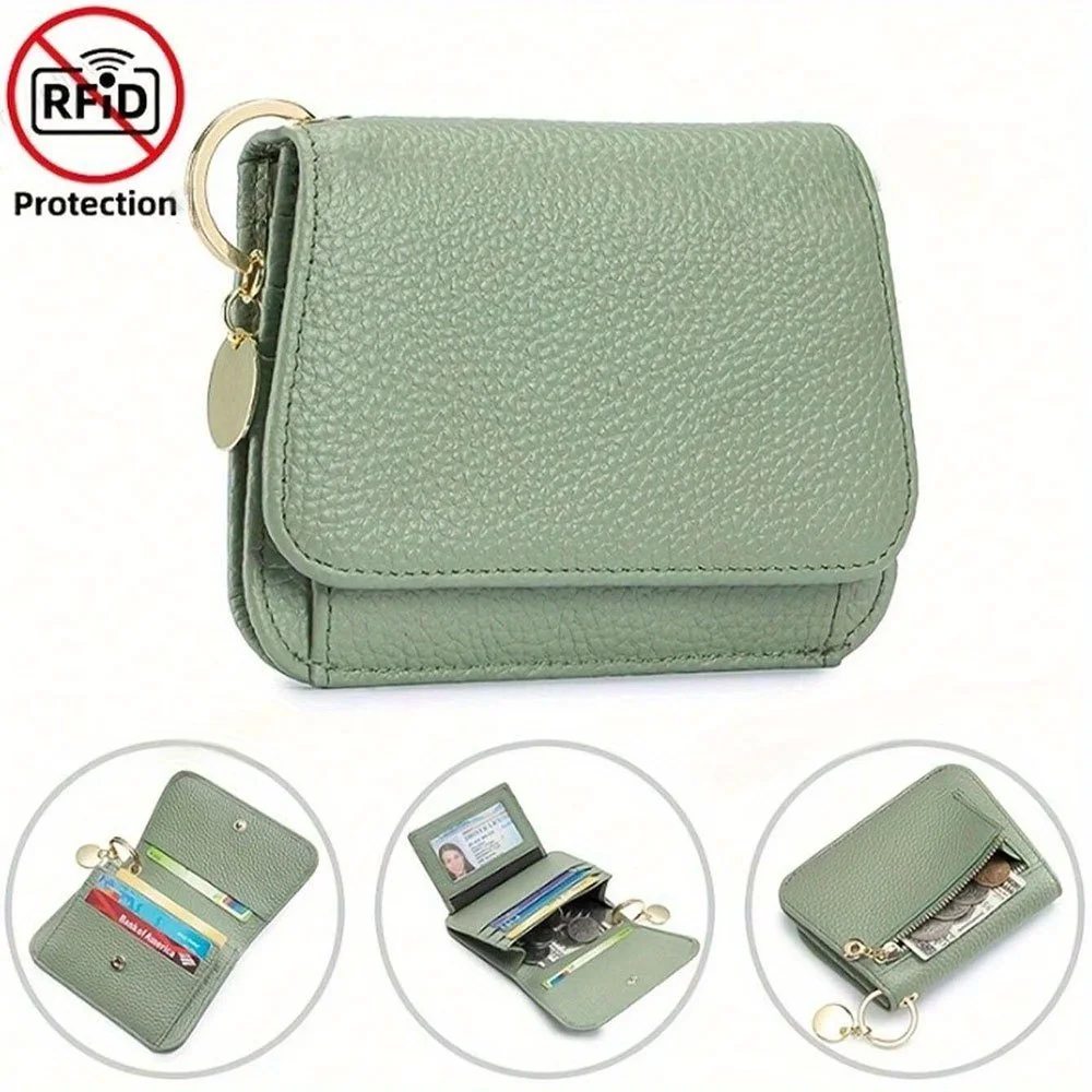 Einfache dünne Kartenhalter Mode Damen Kartenhalter Geldbörse Brieftasche Mode kleine Kartenhalter multifunktionale kurze Brieftasche