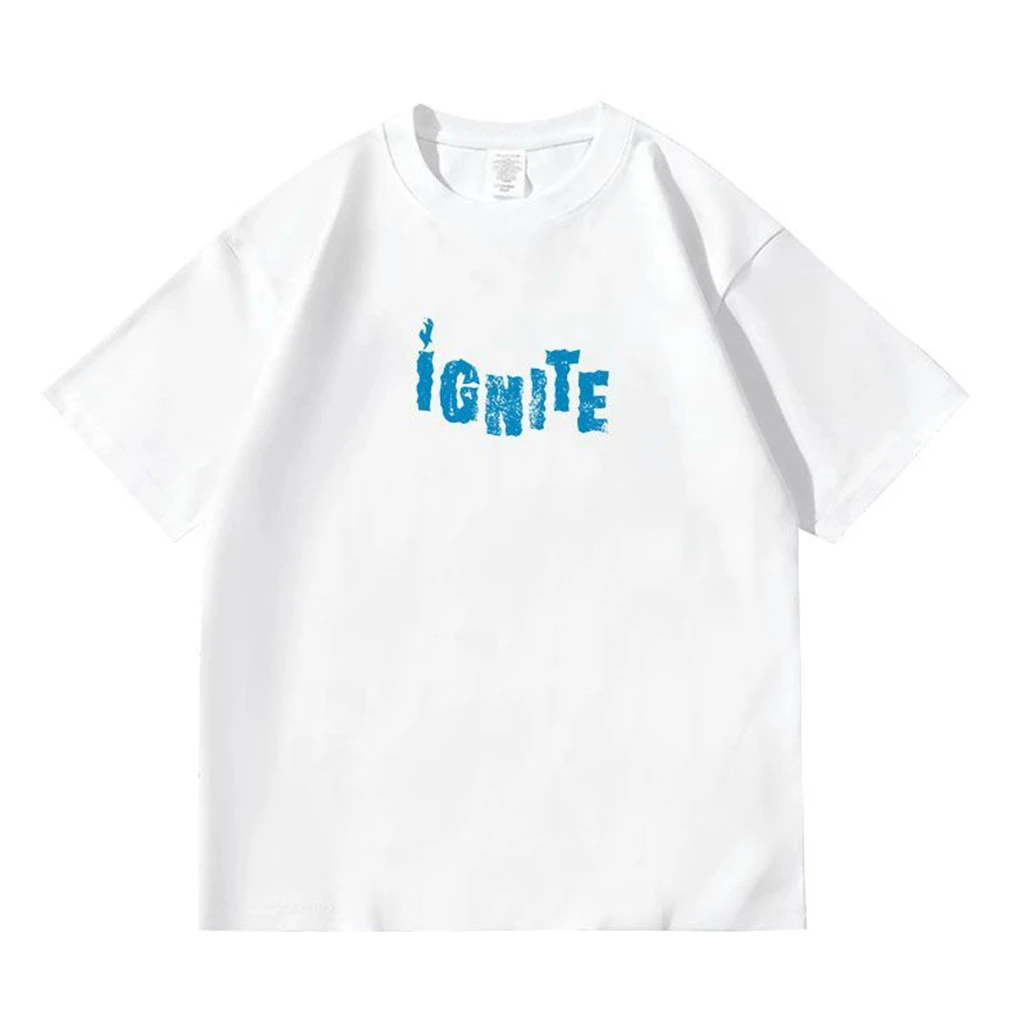 Men's pure cotton T-shirt with short sleeved print STAR SAME Casual Shirt Top XngHan&Xoul IGNITE TShirt Men Rashgard TSHIRT
