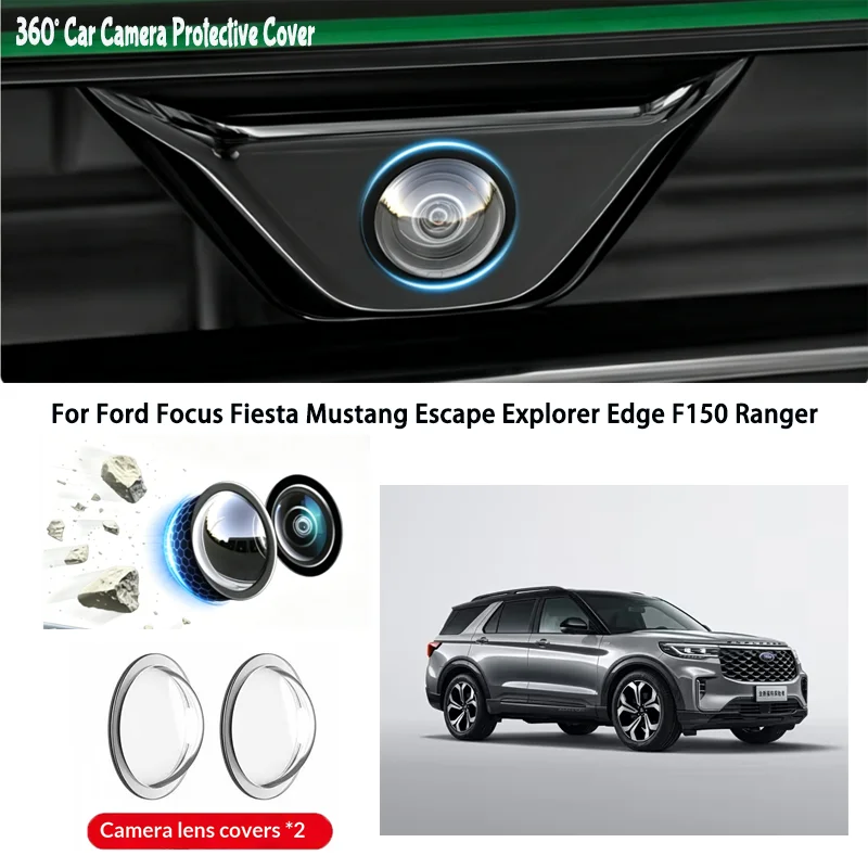 Car camera protective cover lens cover For Ford Focus Fiesta Mustang Escape Explorer Edge F150 Ranger