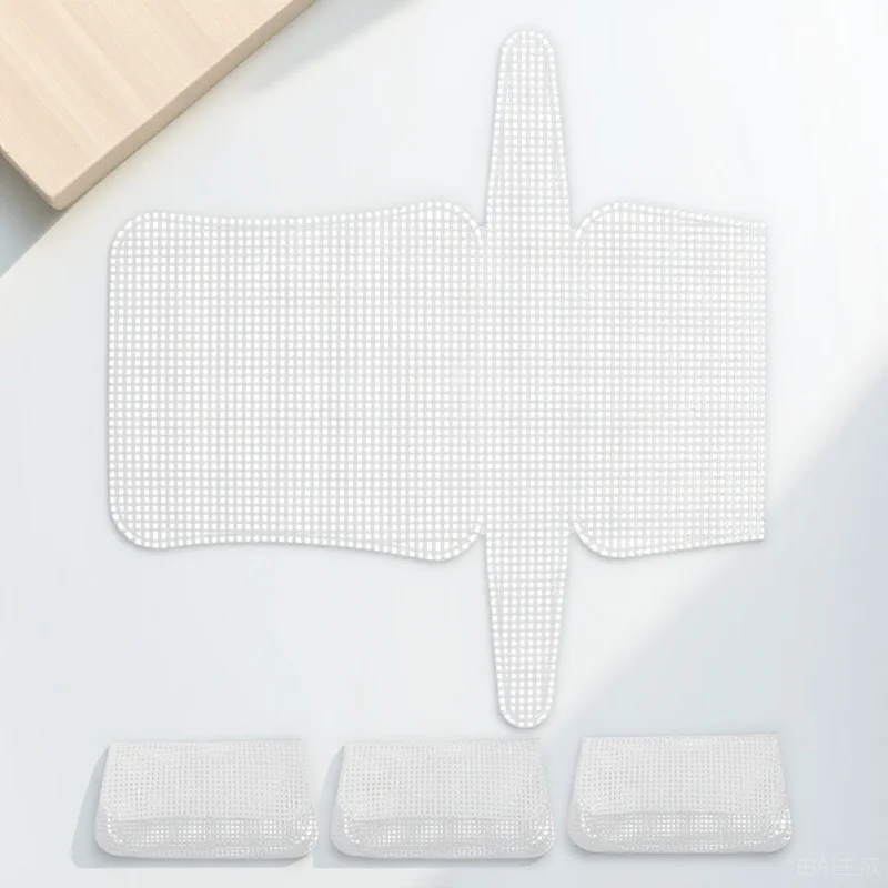 

4pcs Plastic Canvas Sheets Durable Crochet Bag Making Supplies 18cm Size 2mm Grid Wire Mesh Pads Sewing Projects