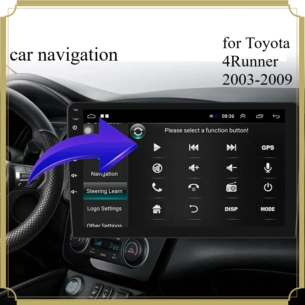 

Автомагнитола Android 15 (4+64 ГБ) для Toyota 4Runner 2003-2009, с CarPlay, Android Auto, GPS, WiFi, Bluetooth, управлением с руля, разделенным экраном и камерой AHD