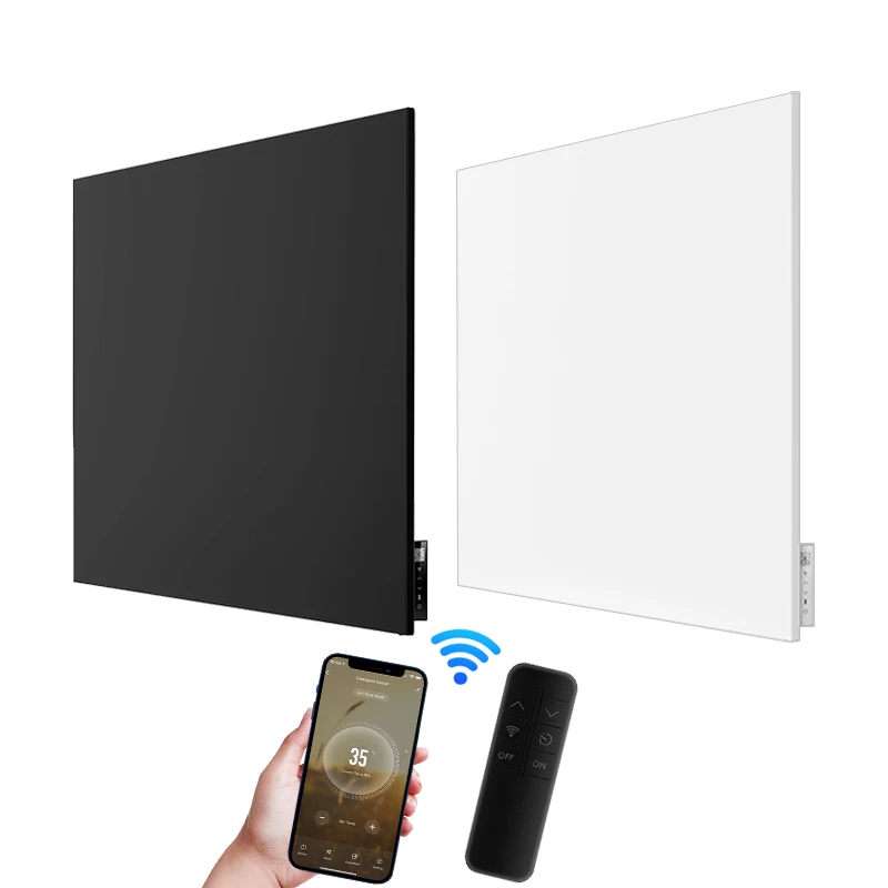 

Электрический панельный обогреватель с Wi-Fi из углеродного кристалла, настенный/потолочный/подставной нагревательный панельный обогреватель для зимнего дома
