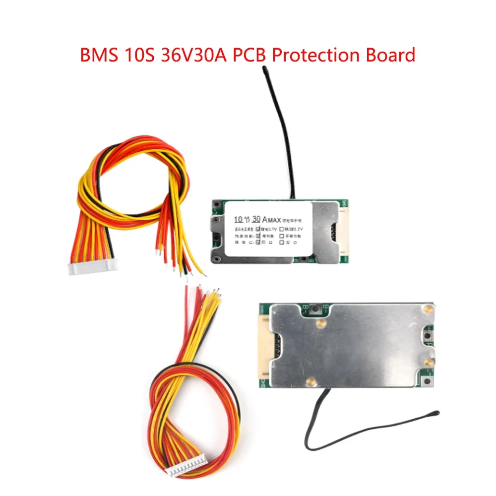 

BMS 10S 36V 30A Li-ion Lithium Battery Charger Protection Board Battery BMS PCB Protection Board