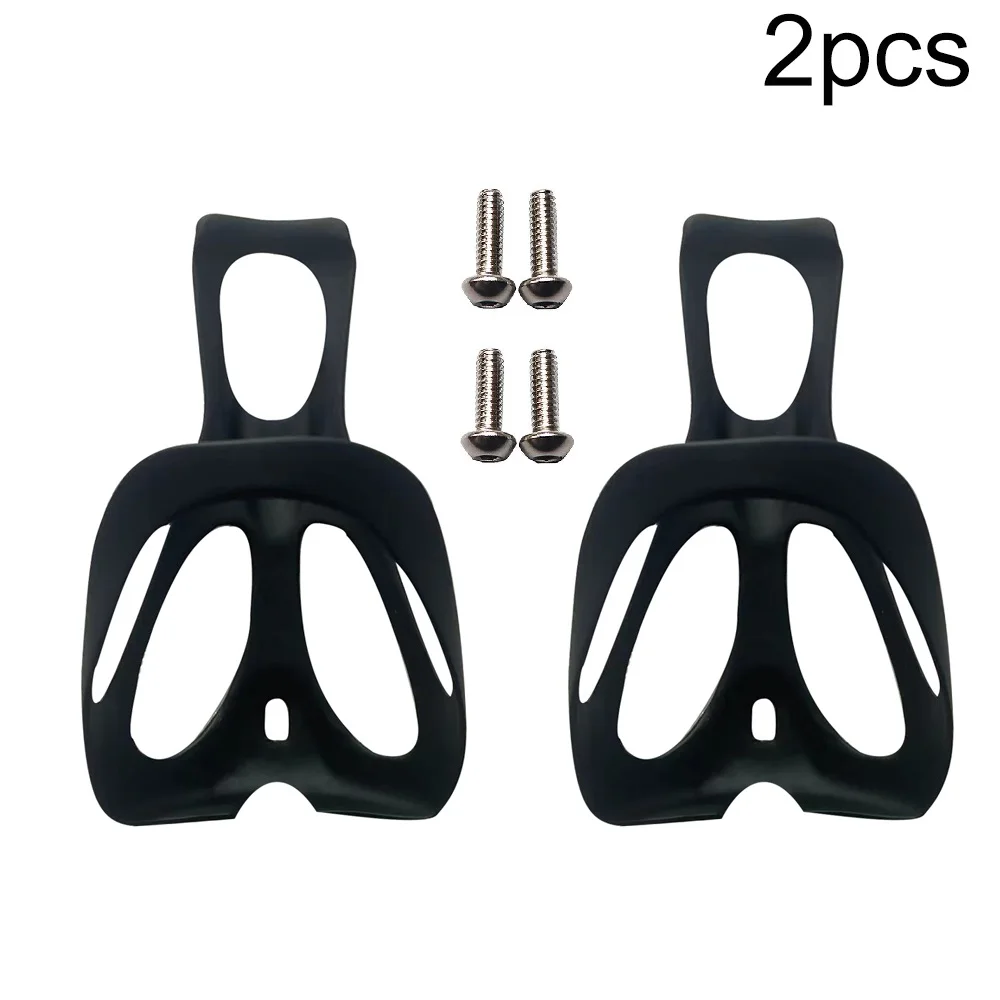 2PCS Road Mountain Bike Full Carbon Fibre Water Bottle Cage Bicycle Carbon Bottle Holder For MTB Bike Black Logo UD Matte