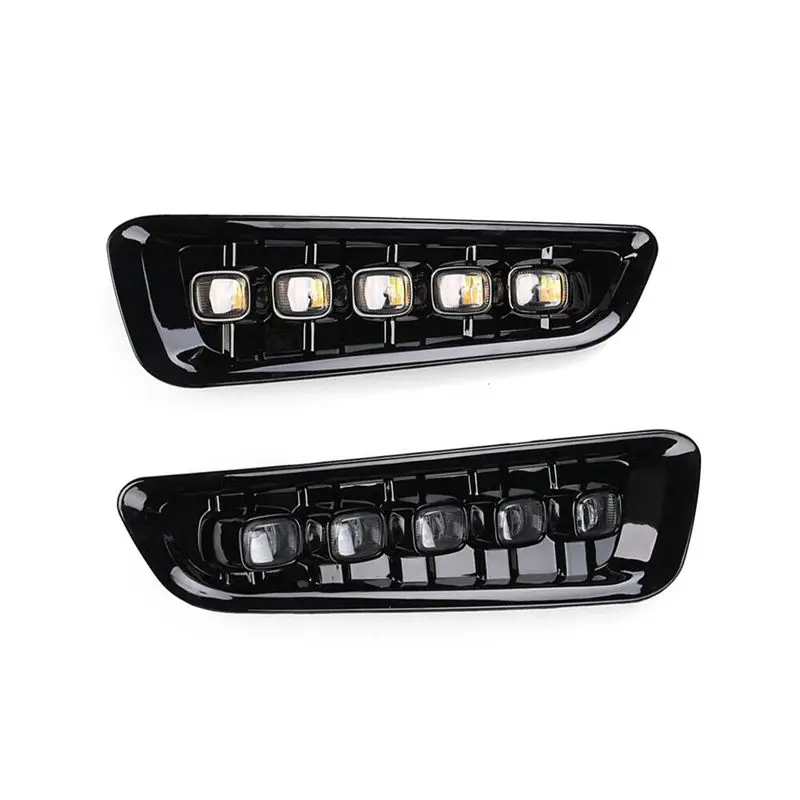 

A21E-Car Daytime Running Lights LED DRL Fog Lamp Replacement Bumper For Ford Raptor F-150 2016-2018