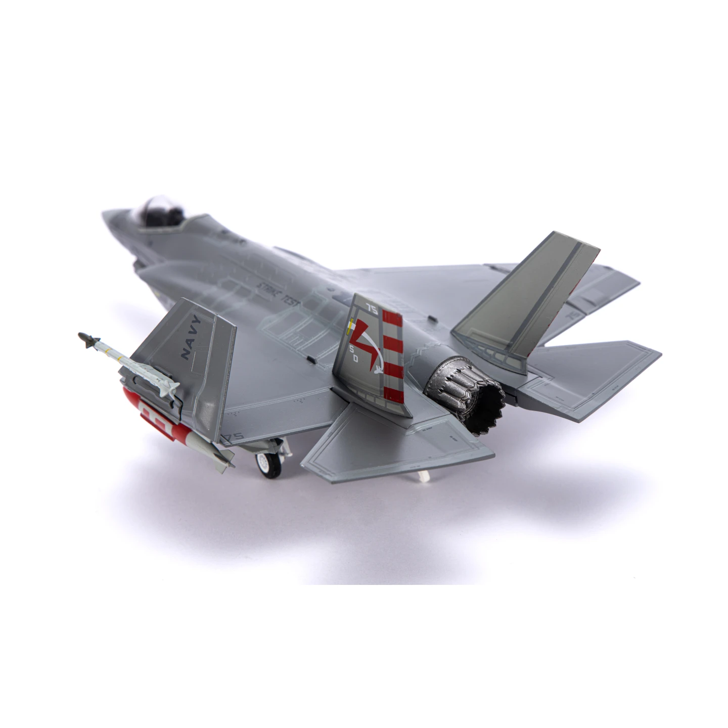 Modèle de Jet de chasse furtif F35C, échelle 1/72, Simulation d'avion militaire, jouet de Construction en alliage à collectionner pour adultes