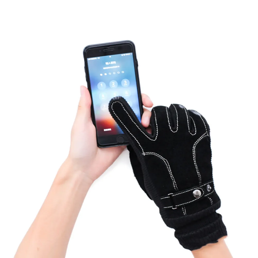 

1Pair Fashionable Gloves Windproof Breathable Thermal Winter Gloves for Outdoor Sports Cycling Skiing Snowboarding