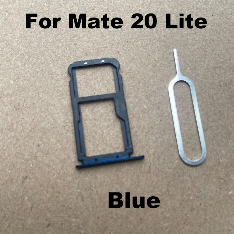 New For Huawei Mate 20 Lite Sim Card Tray Slot Holder Socket Adapter Connector Repair Parts Replacement