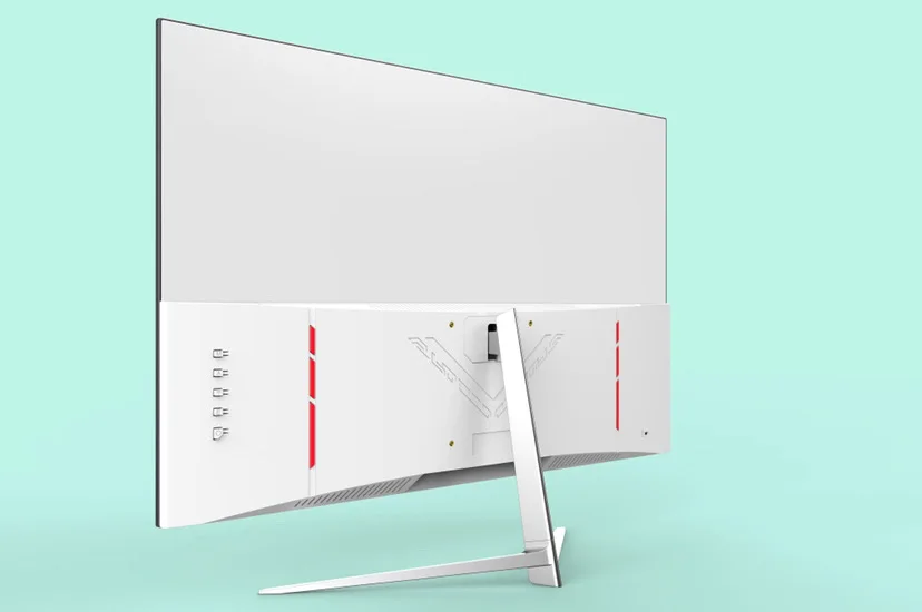 24-дюймовый 27-дюймовый изогнутый монитор 1k 165 Гц 1800R, розовый игровой дисплей HDR10, настольный экран 1 мс GTG с бесплатным подарком для девочек