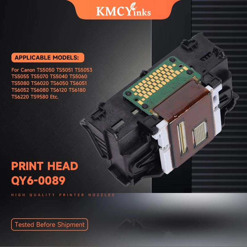 KMCYinks 100% Test Inkjet Printer Head Printhead For Canon QY6-0089 QY60089 QY6-0089-000 Repair Parts TS6030 TS5030 TS5040