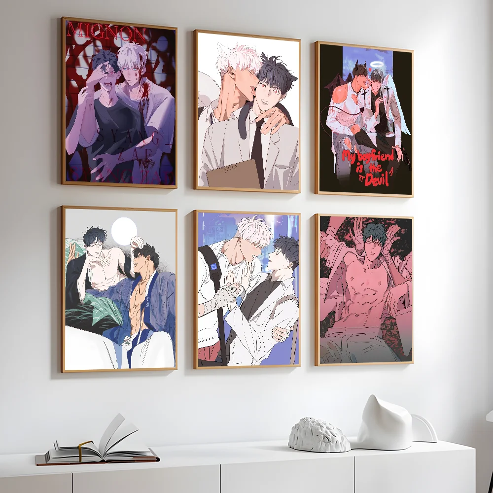 1PC Anime MIGNON Poster Home Living Room Wall Art Garage Room Decor Gift