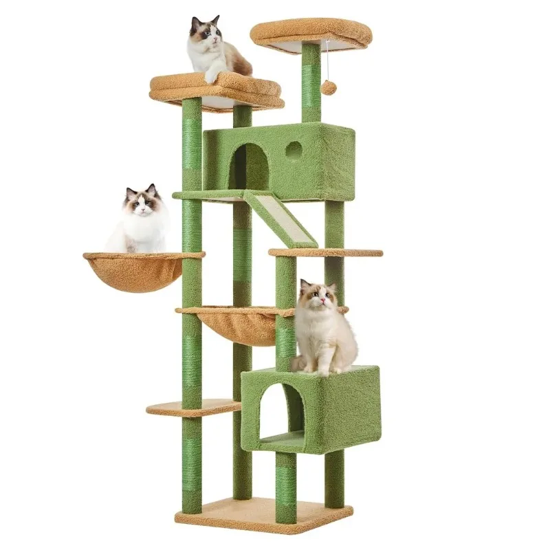 

Cat climbing frame cat tree integrated large luxury cat frame space capsule sisal cat villa