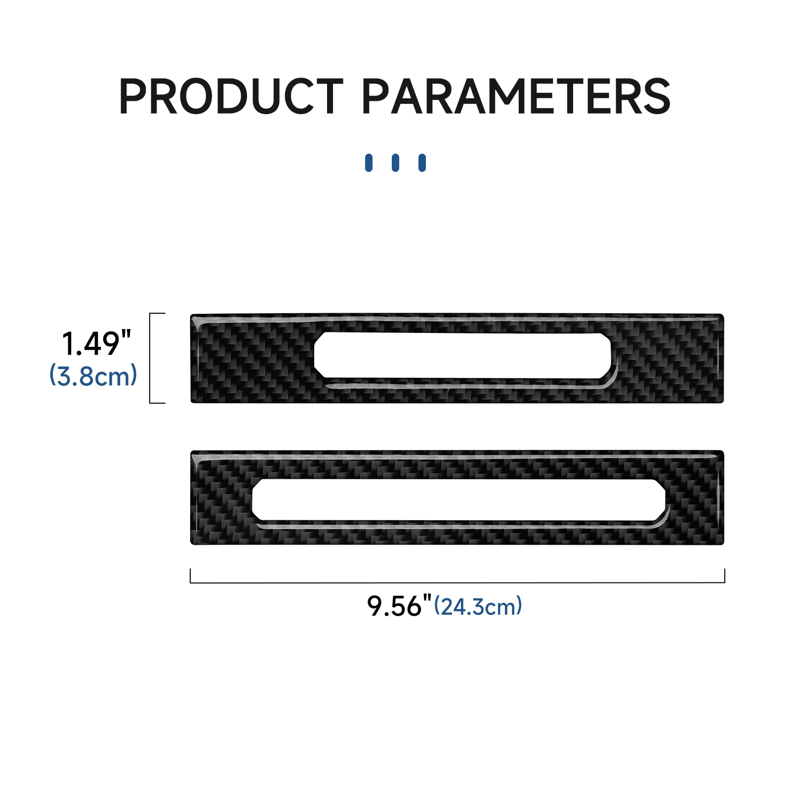 Soft Carbon Fiber Interior Sticker. Car Center Console Hazard Light Switch Panel For Ford F-150 250 350 450 550 (2015-2022) Trim